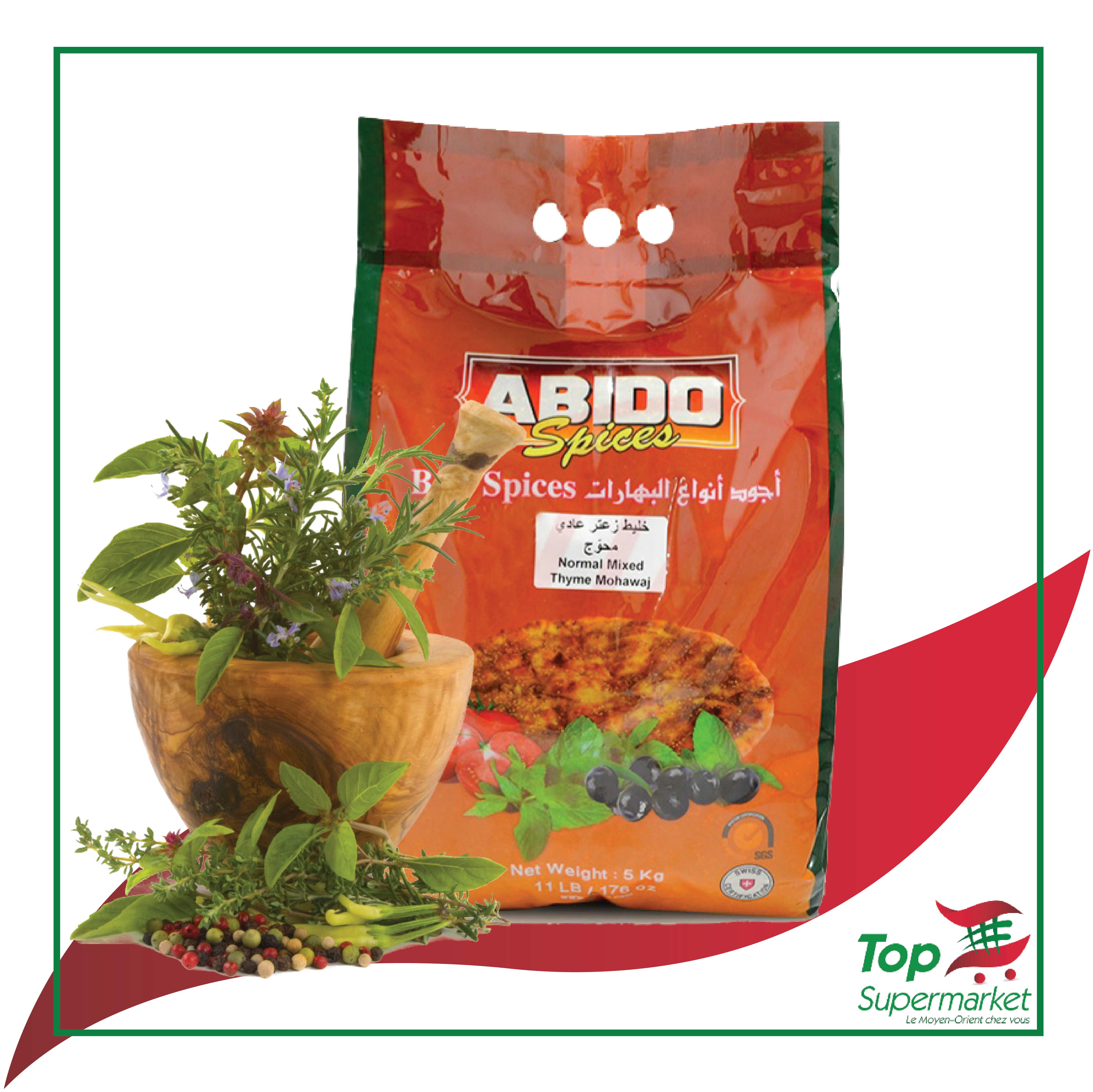 Abido Zaatar (Thyme) Mix Normal 5KG
